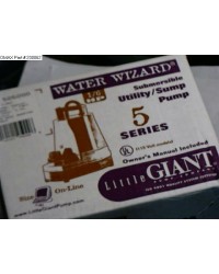 PUMP,SUBMERS,1/6HP,115VAC ON/OFF SWITCH,GARD.FIT