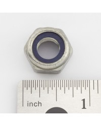 NUT, M10-1.5, HEX, SS,WITH NYLON INSERT