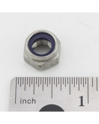 NUT, M8-1.25, HEX, SSWITH NYLON INSERT