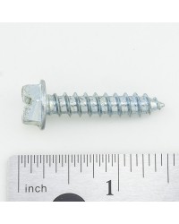 SCREW; #14 x 1-1/4, HEX, WSHR HD,SHT METL, STL PLT