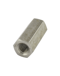 NUT, COUPLING, M10-1.5 X 38MM LG, SS