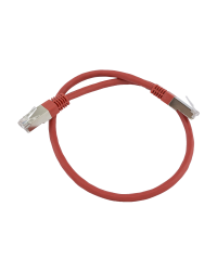 CAT 6 SFTP PATCH CABLE 0.5 METERS, RED