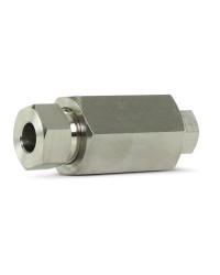 Straight Reducer Coupling, 3/8-in. Female to 9/16-in.
Female